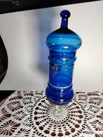 Vintage Italiaanse Empoli glazen apothekerspot, Antiek en Kunst, Antiek | Glas en Kristal, Ophalen of Verzenden