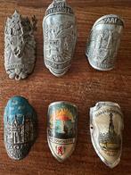 10 heel oude schildjes van wandelstok, Ophalen of Verzenden, Gebruikt