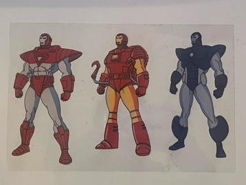 Marvel Animation Cels IronMan War Machine The Thing Mole Man beschikbaar voor biedingen