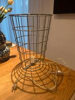 Vintage Chrome Draadstaal Lamp / Tafeltje, Ophalen of Verzenden, Gebruikt, Metaal, Minder dan 100 cm