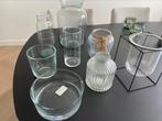 8 verschillende vazen, Minder dan 50 cm, Glas, Ophalen of Verzenden, Zo goed als nieuw