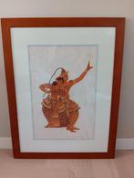 Batik in lijst, Antiek en Kunst, Ophalen