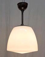 Art Deco schoollamp met opalinen glazen ballon jaren 30, Ophalen of Verzenden