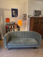 Groene velvet bank van MADE, Ophalen, Gebruikt, 150 tot 200 cm, Tweepersoons