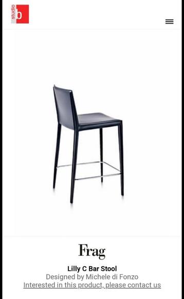 Frag Lilly C Barkruk - Italiaans Design beschikbaar voor biedingen