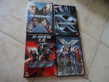 X-men dvd pakket - X-men - X-men 1,5 - X-men 2 - Last stand beschikbaar voor biedingen