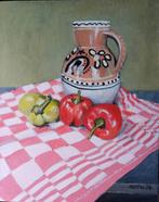 schilderij, stilleven, Antiek en Kunst, Kunst | Schilderijen | Klassiek, Ophalen of Verzenden