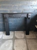 Mooie zwarte schouw. Leuk voor de kerst., Huis en Inrichting, Ophalen, Zo goed als nieuw, Vrijstaande haard, Elektrische haard