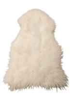 Vintage wol fluffy fur schapen vacht crème 60x90cm