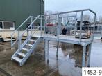 1452. IJzeren trappen / trap / noodtrap / bordes / manbak, Doe-het-zelf en Verbouw, Ladders en Trappen, Ophalen, Gebruikt, Minder dan 2 meter