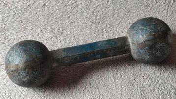 Antieke halter, dumbbell - 3 kg - ca. 25 cm beschikbaar voor biedingen