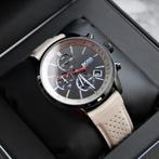 Boss horloge, Leer, Polshorloge, Zo goed als nieuw, Ophalen