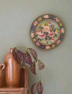 Rosemaling wandbord met bloemen, Antiek en Kunst, Ophalen of Verzenden