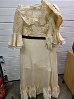 - trouwjurk vintage met hoed en handschoenen, Ophalen of Verzenden