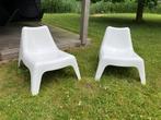IKEA Vago Twee gelijke sixties tuinstoelen, stapelbaar, Ophalen, Gebruikt, Stapelbaar