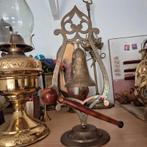 Antieke Bel met Houten Klepel, Antiek en Kunst, Antiek | Koper en Brons, Ophalen of Verzenden