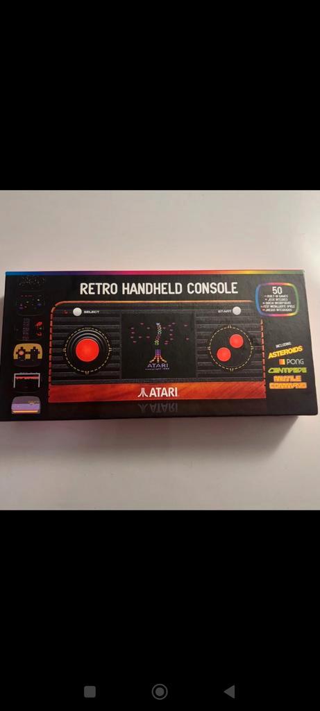 Atari retro handheld console met 50 spellen, Spelcomputers en Games, Spelcomputers | Atari, Atari 2600, Met 1 controller, Ophalen of Verzenden
