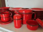 Zeer compleet retro servies uit jaren 60, als nieuw,, Ophalen, Keramiek, Zo goed als nieuw, Effen
