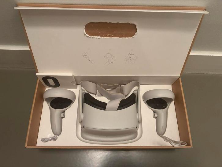 Oculus Quest 2 VR Bril - Zo goed als nieuw!, Spelcomputers en Games, Virtual Reality, Zo goed als nieuw, Overige platformen, VR-bril