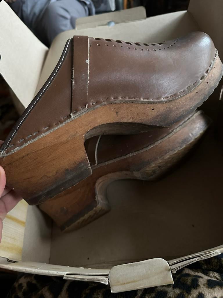 Strövels 304 Klompen Maat 45-46 - Weinig Gedragen, Kleding | Heren, Schoenen, Ophalen, Zo goed als nieuw, Zwart, Klompen