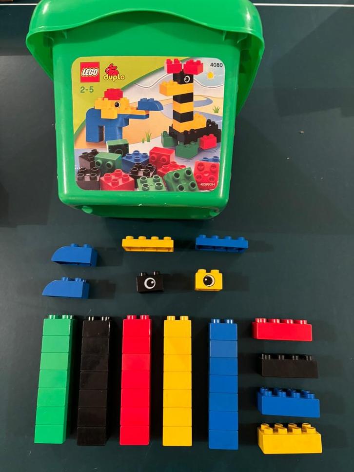 Lego duplo set 4080 met doos en 45 stenen 2-5 jaar!, Kinderen en Baby's, Speelgoed | Duplo en Lego, Gebruikt, Duplo, Complete set