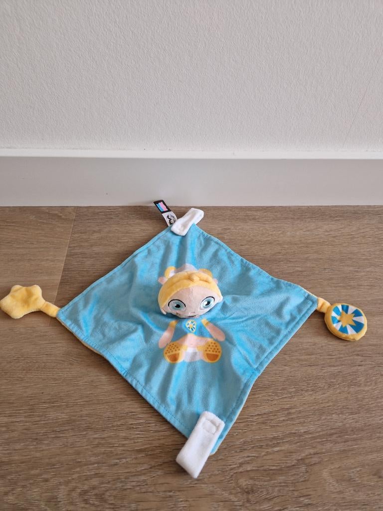 Knuffeldoekje Bink en Bibi blauw geel doekje K9387, Kinderen en Baby's, Speelgoed | Knuffels en Pluche, Ophalen of Verzenden, Zo goed als nieuw