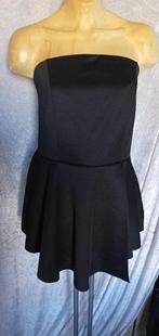 Super mooie nieuwe zwarte luxe korte jurk maat xl, Zwart, Maat 46/48 (XL) of groter, Nieuw, Ophalen of Verzenden