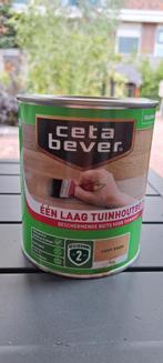 Ceta Bever Tuinhoutbeits Licht Eiken, Doe-het-zelf en Verbouw, Verf, Beits en Lak, Gebruikt, Beige, Beits, Ophalen of Verzenden