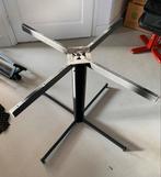 Stalen Tafelonderstel Woood/Basiclabel - Hoge Tafel, Huis en Inrichting, Tafelonderdelen, Ophalen, Tafelpoot, Gebruikt, 50 tot 100 cm