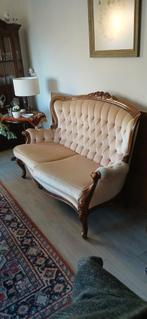 Klassieke 2 zits bank, Ophalen, 75 tot 100 cm, Tweepersoons