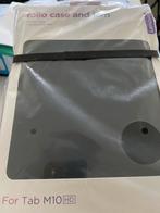 Lenovo Tab M10 + HD Folio Case & Screenprotector - Nieuw, Ophalen of Verzenden, Nieuw, 10 inch, Bescherming voor- en achterkant