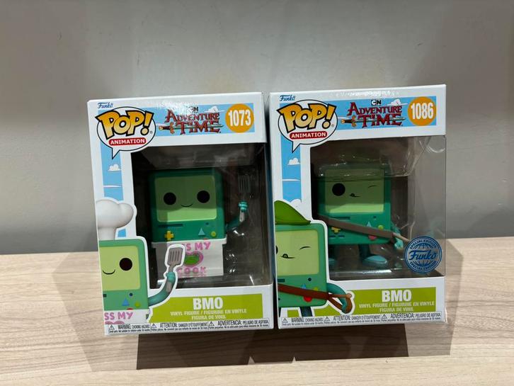 BMO #1073 & #1086 Funko Pop Set – Adventure Time – Special, Verzamelen, Poppetjes en Figuurtjes, Zo goed als nieuw, Ophalen of Verzenden