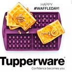 Tupperware mfv wafel, nieuw,, Huis en Inrichting, Keuken | Tupperware, Nieuw, Ophalen of Verzenden, Paars