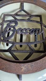 Antiek Beccon Petreoleumstel, creme wit. S48, Antiek en Kunst, Ophalen of Verzenden