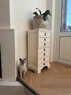 Wit laden kastje, Huis en Inrichting, Kasten | Ladekasten, Gebruikt, Verzenden, 50 tot 100 cm, Minder dan 100 cm