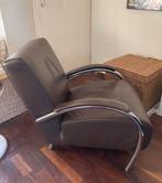 Moderne Leren Fauteuil, Molinari Relax Stoel LEER, Huis en Inrichting, Fauteuils, Ophalen, Gebruikt, Modern Italiaans Design (leer / fauteuil )