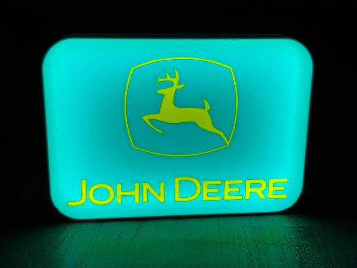 2e keus John Deere Lamp met dimbare LED-strip, Verzamelen, Merken en Reclamevoorwerpen, Nieuw, Lichtbak of (neon) lamp, Ophalen of Verzenden