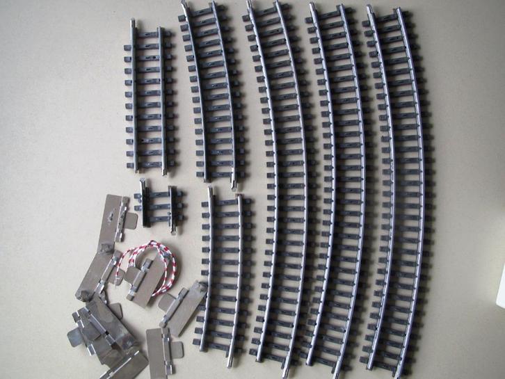 MäRKLIN H0 K-rail groep 3x 2231; 2223 2133 2201 2104 7x7504, Hobby en Vrije tijd, Modeltreinen | H0, Gebruikt, Rails, Wisselstroom