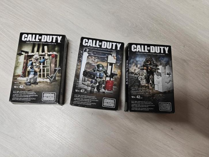 3x Call of Duty Collector construction sets Mega Blocks, Verzamelen, Poppetjes en Figuurtjes, Zo goed als nieuw, Ophalen of Verzenden