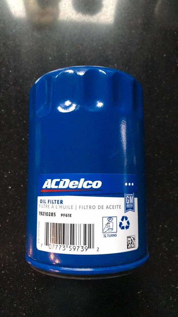 Nieuw Oliefilter - ACDelco PF61E, Auto-onderdelen, Filters, Alfa Romeo, Amerikaanse onderdelen, Oldtimer onderdelen, Overige automerken