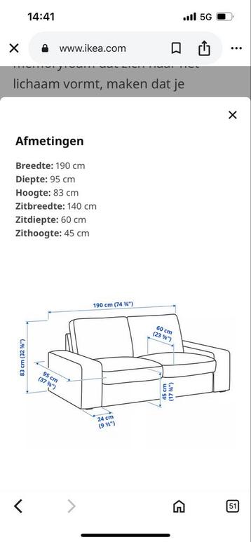 IKEA Kivik 2-zitsbank - afbeelding 3
