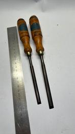 2 EA Berg beitels 8mm 10mm ( eskilstuna houtbeitels ), Antiek en Kunst, Ophalen of Verzenden