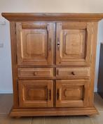 Massief geloogd eiken broodkast t.e.a.b., Ophalen, 100 tot 150 cm, Eikenhout, Klassiek, landelijk
