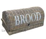 Leuke rieten broodtrommel, Verzenden, Nieuw, Rechthoekig, Riet