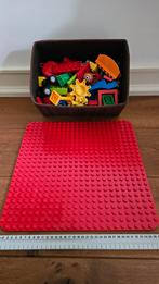 Duplo steentjes/ ondergrondplaat/ diertjes-, Kinderen en Baby's, Speelgoed | Duplo en Lego, Duplo, Gebruikt, Ophalen, Losse stenen