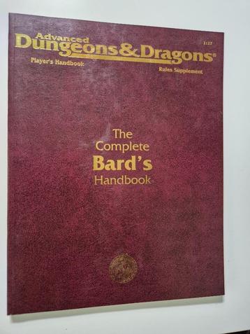 The Complete Bard’s Handbook (2127) – AD&D 2e beschikbaar voor biedingen