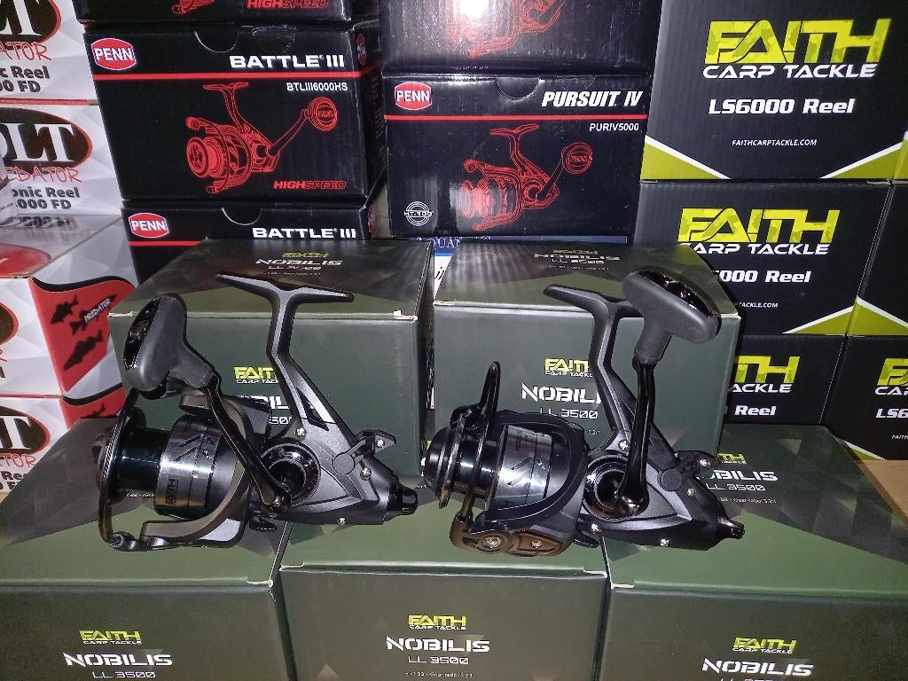 Baitrunnermolens (maat 3500) ook voor dood-aas visserij!, Watersport en Boten, Info@hengelsportleon.nl, Molen, Nieuw, Ophalen of Verzenden
