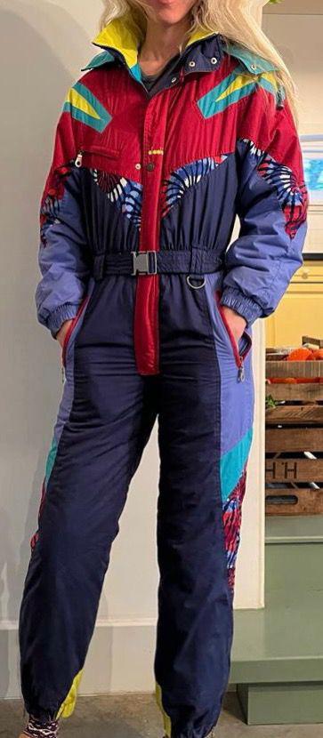 Retro Ski Outfit van Diadora (Unisex), Kleding | Dames, Wintersportkleding, Zo goed als nieuw, Pak, Maat 34 (XS) of kleiner, Ophalen of Verzenden