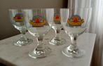 4 Vintage Belgisch Grimbergen glazen 25 cl., Ophalen of Verzenden, Zo goed als nieuw