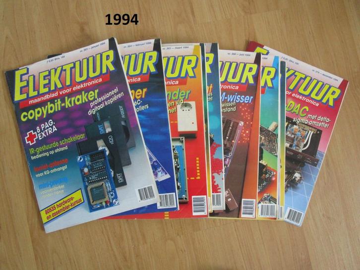 Elektuur - jaargang 1994, Boeken, Tijdschriften en Kranten, Gelezen, Overige typen, Ophalen of Verzenden